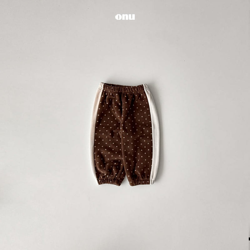 Onu - Korean Children Fashion - #magicofchildhood - Half Dot Jogger Pants - 4