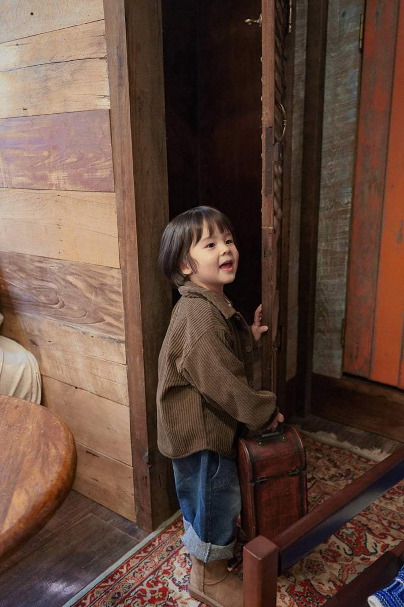 Onu - Korean Children Fashion - #minifashionista - Corduroy Shirt - 11