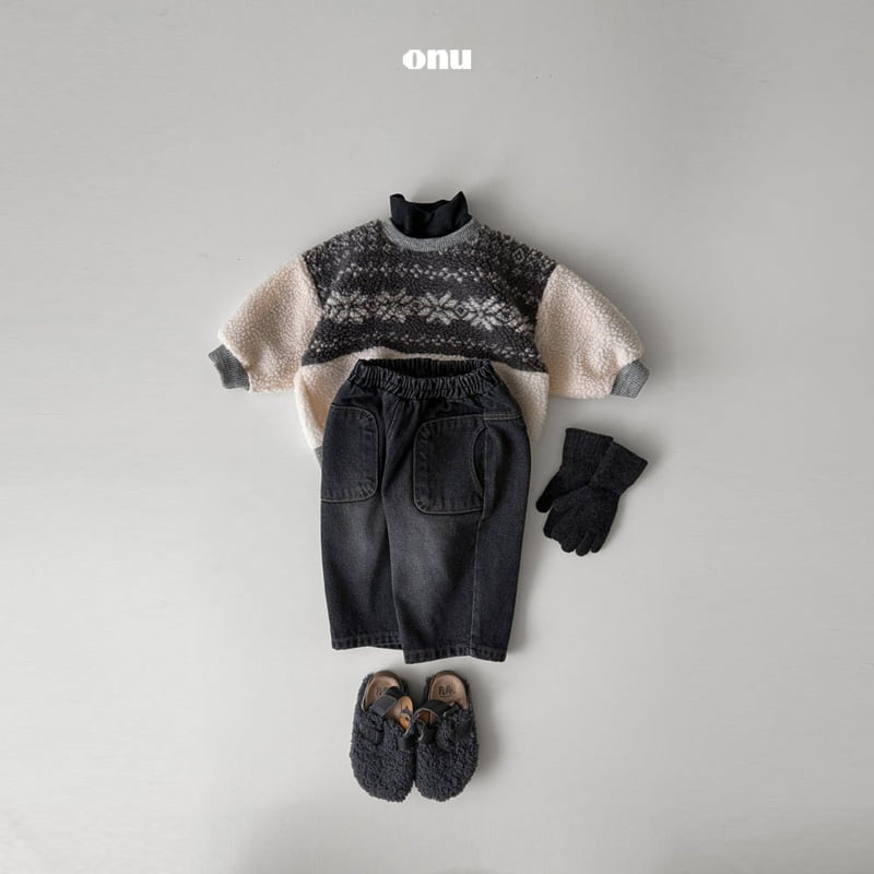 Onu - Korean Children Fashion - #minifashionista - Fleece Sweatshirt - 7