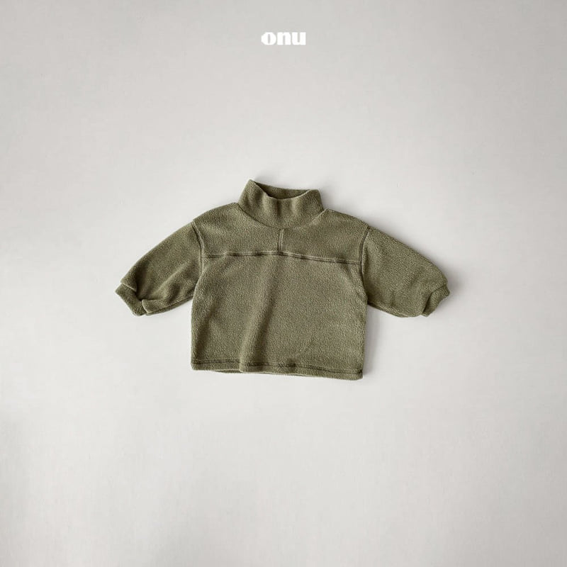 Onu - Korean Children Fashion - #prettylittlegirls - Fleece Turtleneck Long Tee - 3