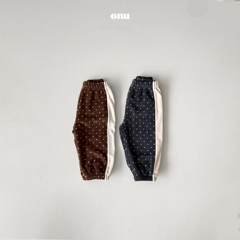 Onu - Korean Children Fashion - #prettylittlegirls - Half Dot Jogger Pants - 5