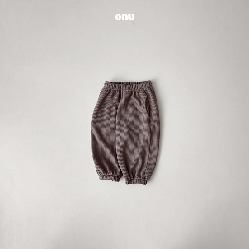 Onu - Korean Children Fashion - #toddlerclothing - Loose Fit Jogger Pants - 4