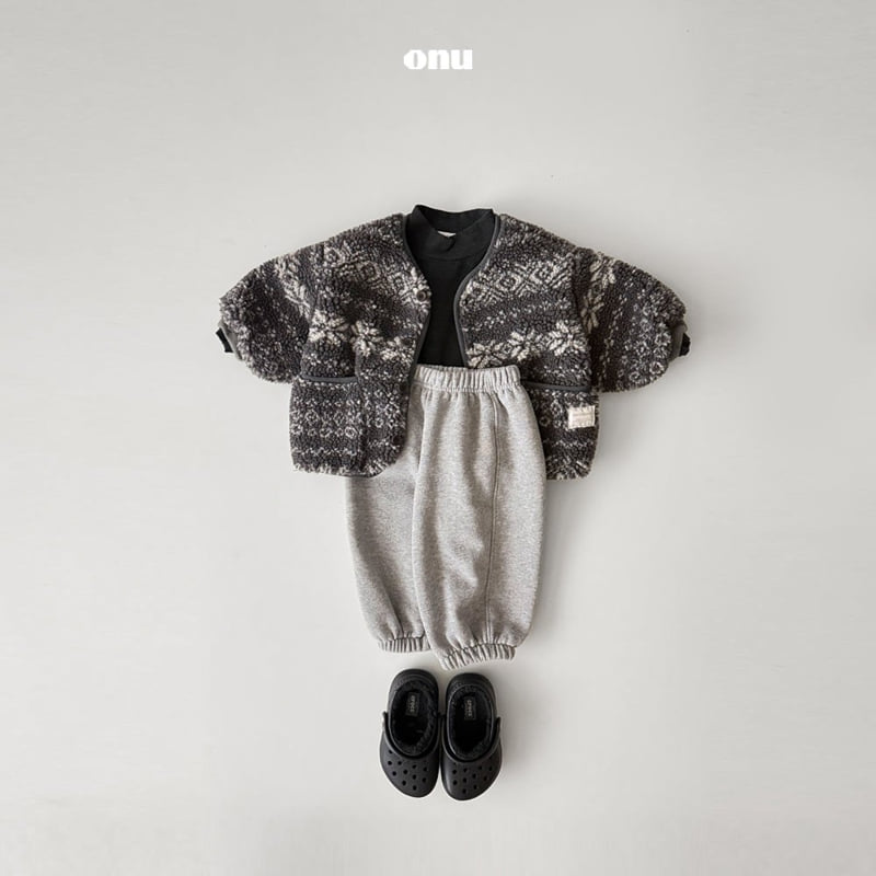 Onu - Korean Children Fashion - #stylishchildhood - Fleece Jogger Pants - 10