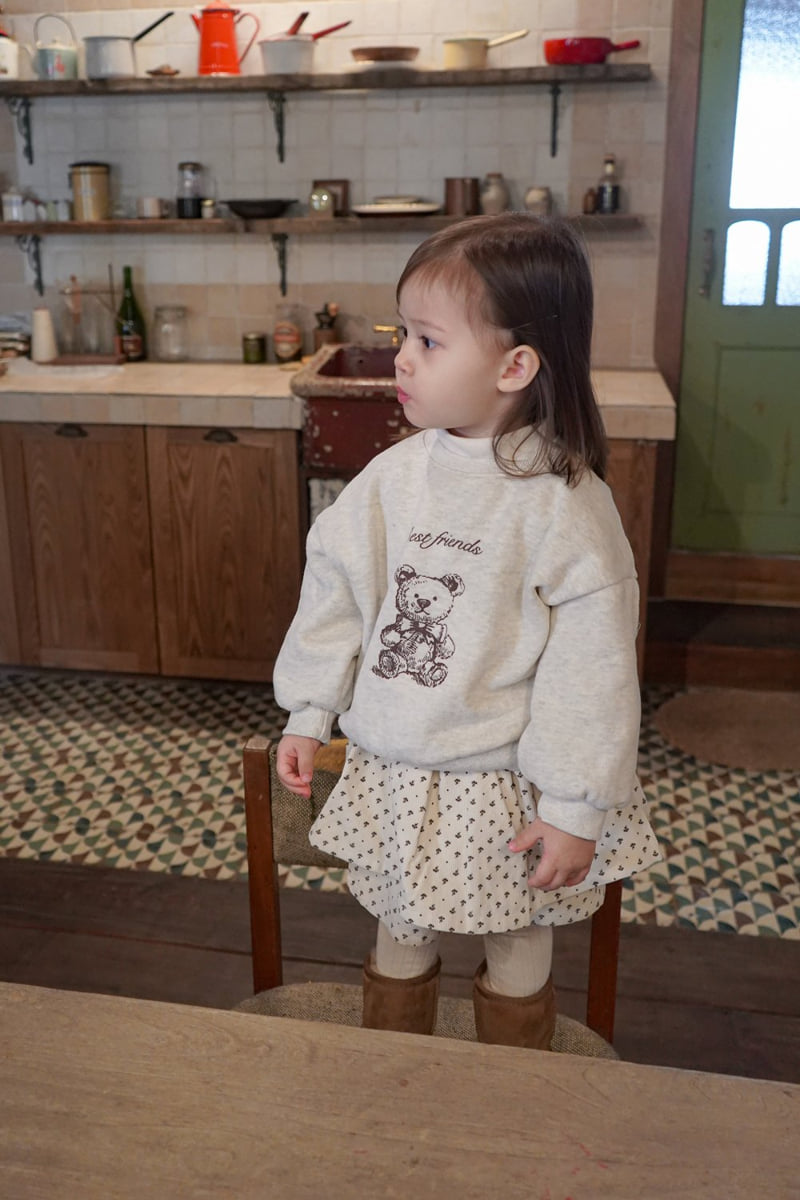Onu - Korean Children Fashion - #stylishchildhood - Twin Bear Sweatshirt - 10