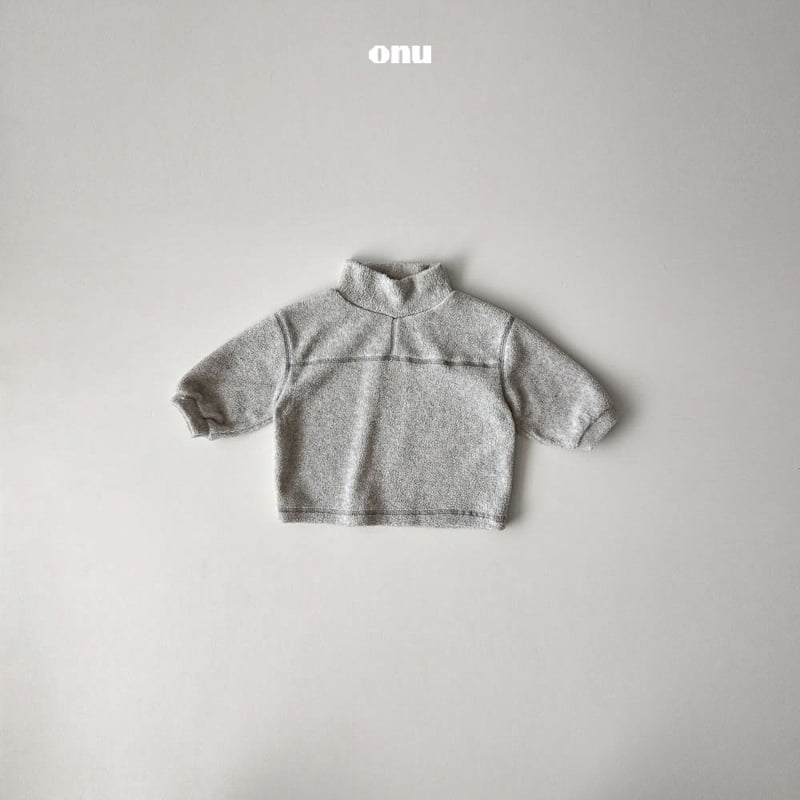 Onu - Korean Children Fashion - #prettylittlegirls - Fleece Turtleneck Long Tee - 4