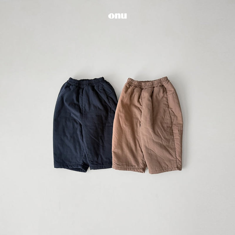 Onu - Korean Children Fashion - #todddlerfashion - Peach Cotton Pants