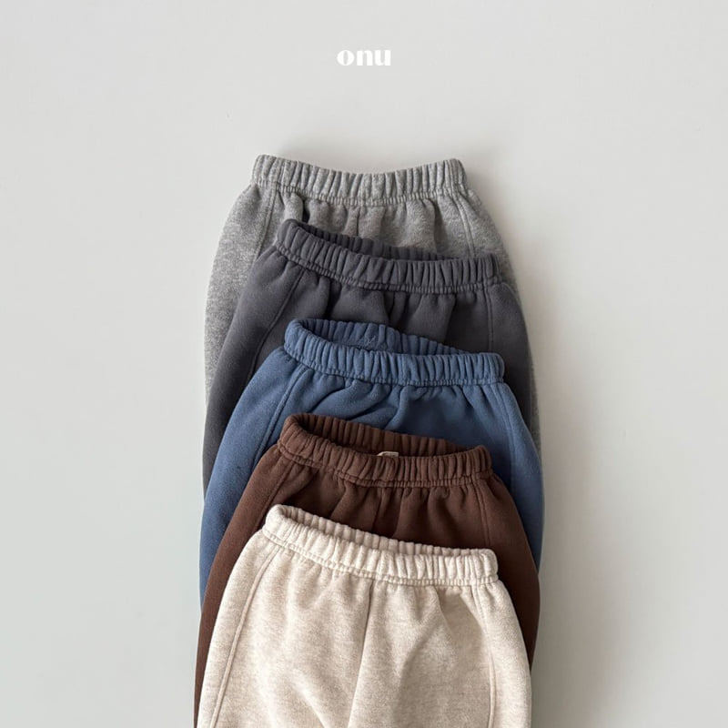 Onu - Korean Children Fashion - #todddlerfashion - Fleece Jogger Pants - 8