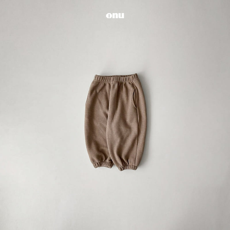 Onu - Korean Children Fashion - #toddlerclothing - Loose Fit Jogger Pants - 3