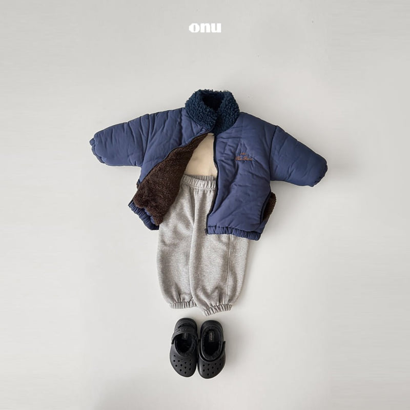 Onu - Korean Children Fashion - #toddlerclothing - Fleece Jogger Pants - 9
