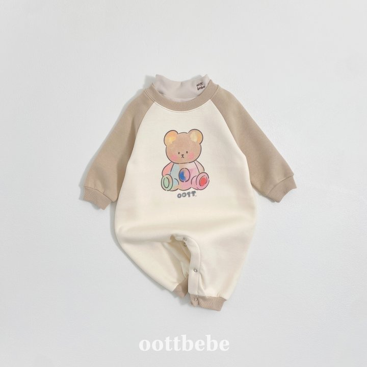 Oott Bebe - Korean Baby Fashion - #babyboutique - Painting Otti Jumpsuit - 6