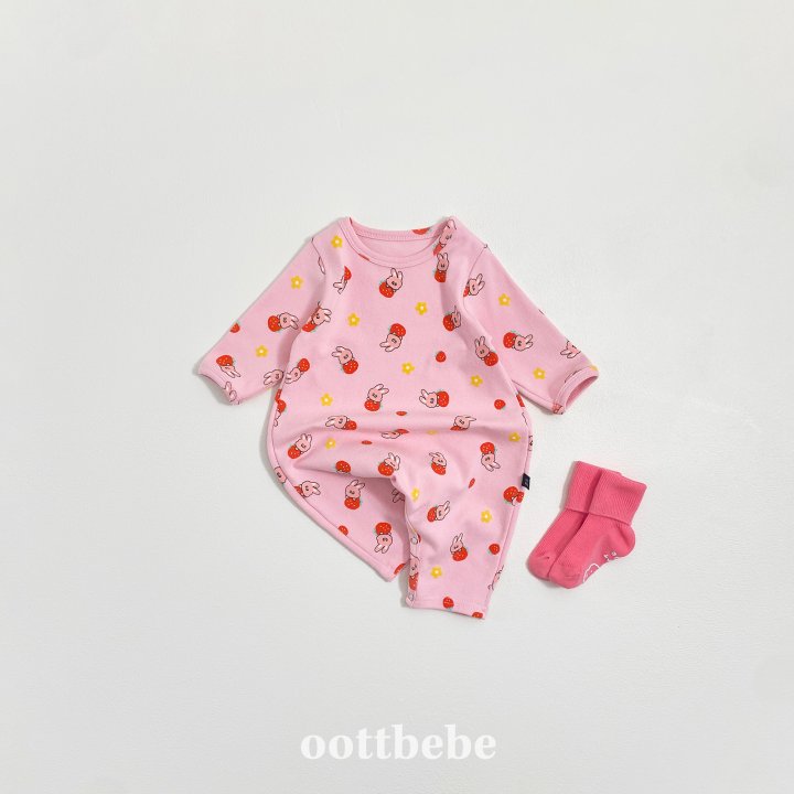 Oott Bebe - Korean Baby Fashion - #babyboutique - Yumyum Friends Jumpsuit - 9