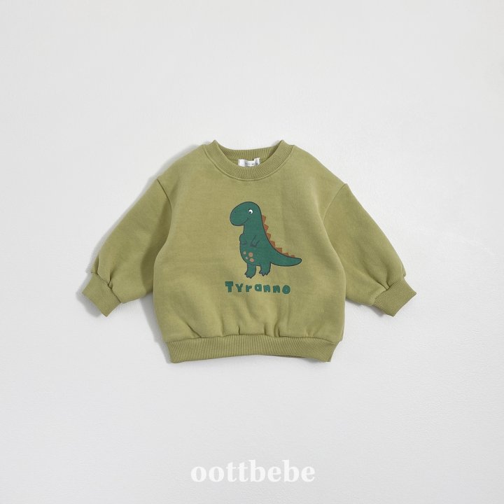 Oott Bebe - Korean Baby Fashion - #babyboutique - Dino Sweatshirt - 7