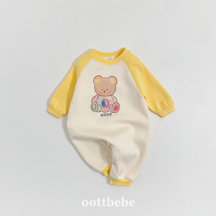 Oott Bebe - Korean Baby Fashion - #babyboutiqueclothing - Painting Otti Jumpsuit - 7