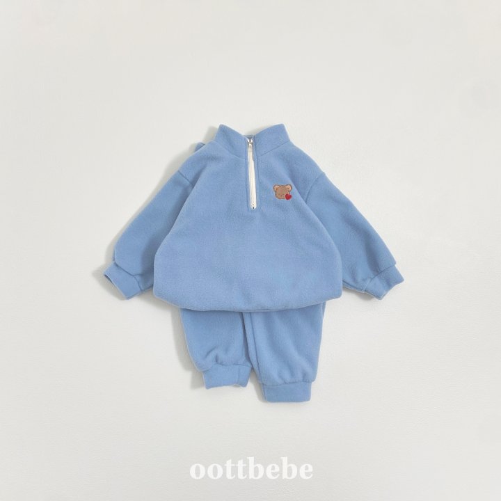 Oott Bebe - Korean Baby Fashion - #babyboutiqueclothing - Puppy Anorak Set - 3