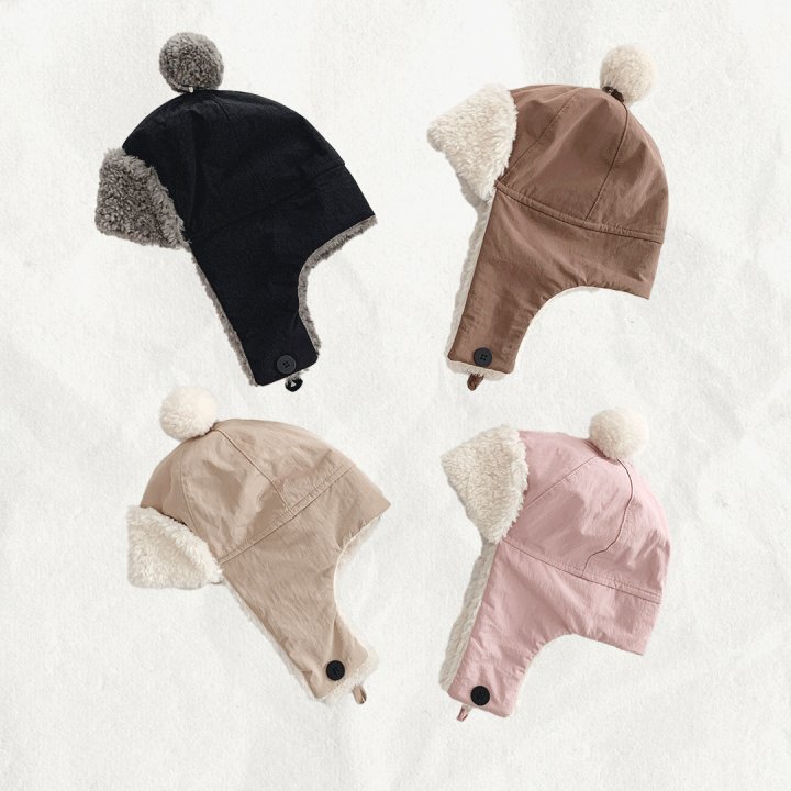 Oott Bebe - Korean Baby Fashion - #babyboutiqueclothing - Fleece Winter Hat