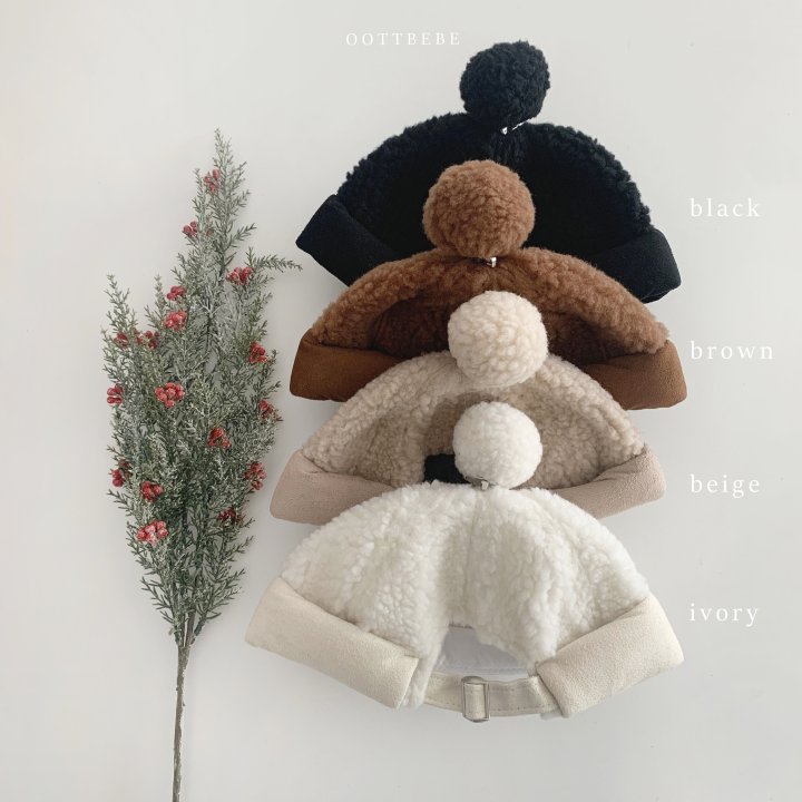 Oott Bebe - Korean Baby Fashion - #babyboutiqueclothing - Chestnut Hat - 11