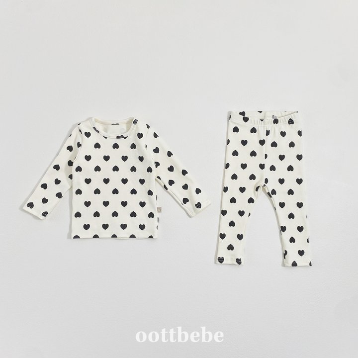 Oott Bebe - Korean Baby Fashion - #babyclothing - Heart Easywear - 10