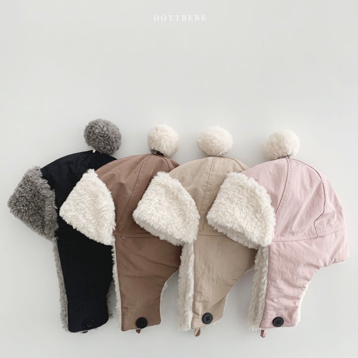 Oott Bebe - Korean Baby Fashion - #babyclothing - Fleece Winter Hat - 2