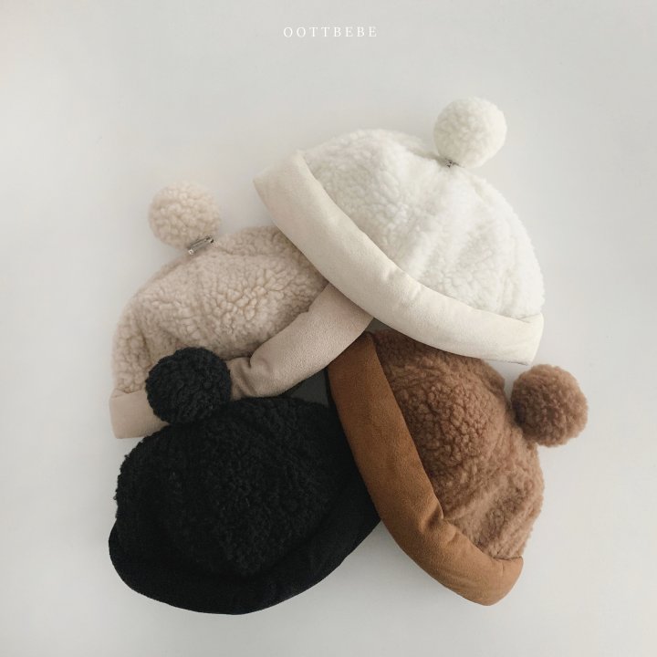 Oott Bebe - Korean Baby Fashion - #babyclothing - Chestnut Hat - 12