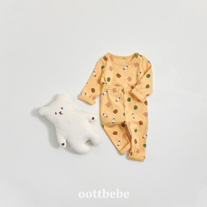 Oott Bebe - Korean Baby Fashion - #babyfashion - Yumyum Friends Easywear - 2