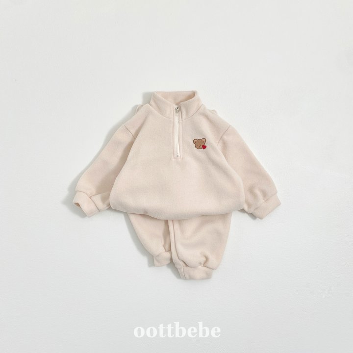 Oott Bebe - Korean Baby Fashion - #babyfever - Puppy Anorak Set - 6