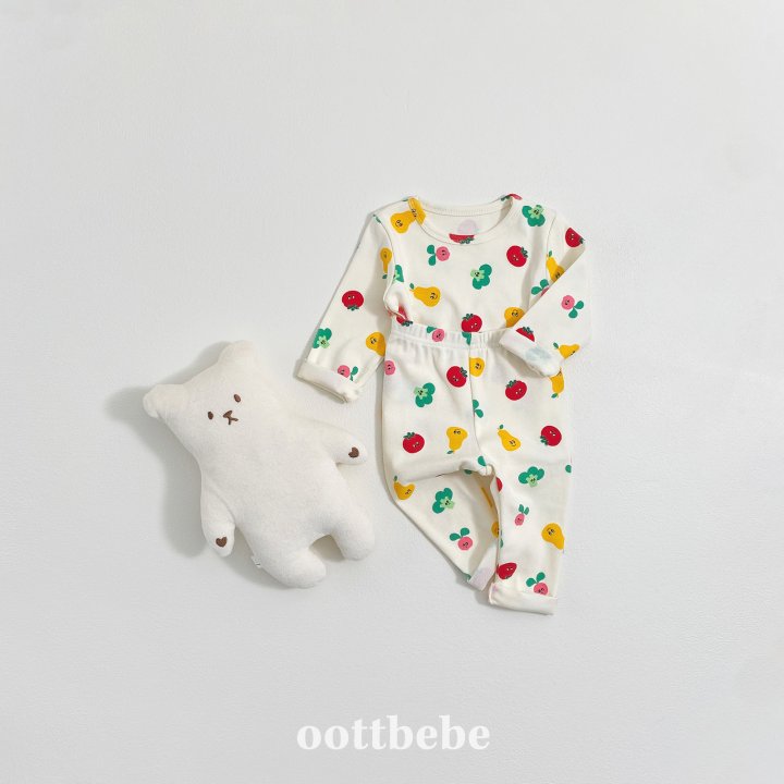 Oott Bebe - Korean Baby Fashion - #babyfever - Yumyum Friends Easywear - 3