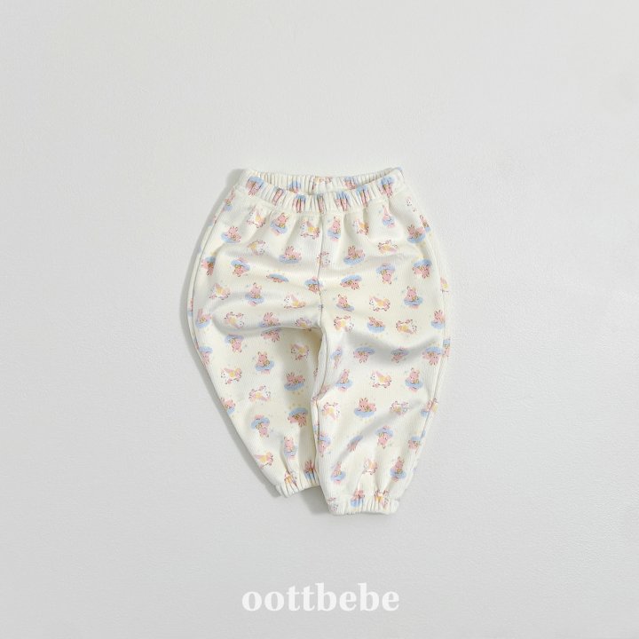 Oott Bebe - Korean Baby Fashion - #babyfever - Animal Forest Pants - 8
