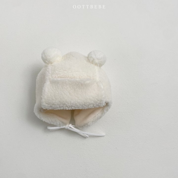 Oott Bebe - Korean Baby Fashion - #babyfever - Kiss Bear Hat - 7