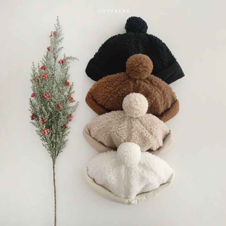 Oott Bebe - Korean Baby Fashion - #babyoninstagram - Chestnut Hat - 2