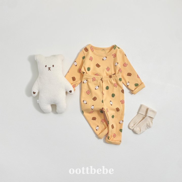 Oott Bebe - Korean Baby Fashion - #babyootd - Yumyum Friends Easywear - 7
