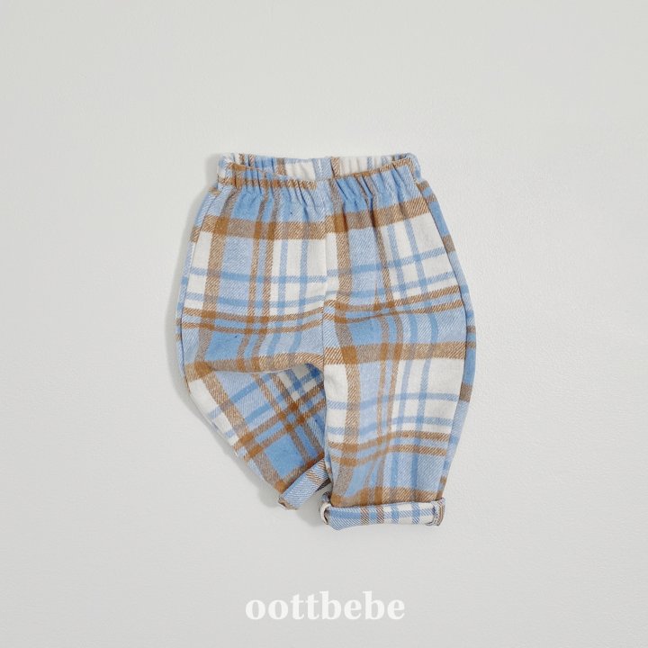 Oott Bebe - Korean Baby Fashion - #babyootd - Wafer Check Pants - 10