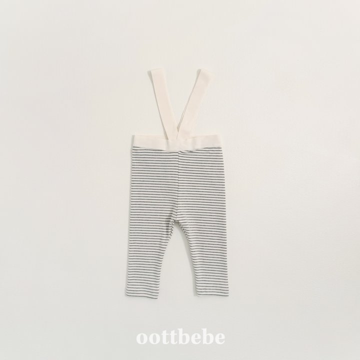 Oott Bebe - Korean Baby Fashion - #babyootd - Winter Suspender Leggings (Bebe) - 9