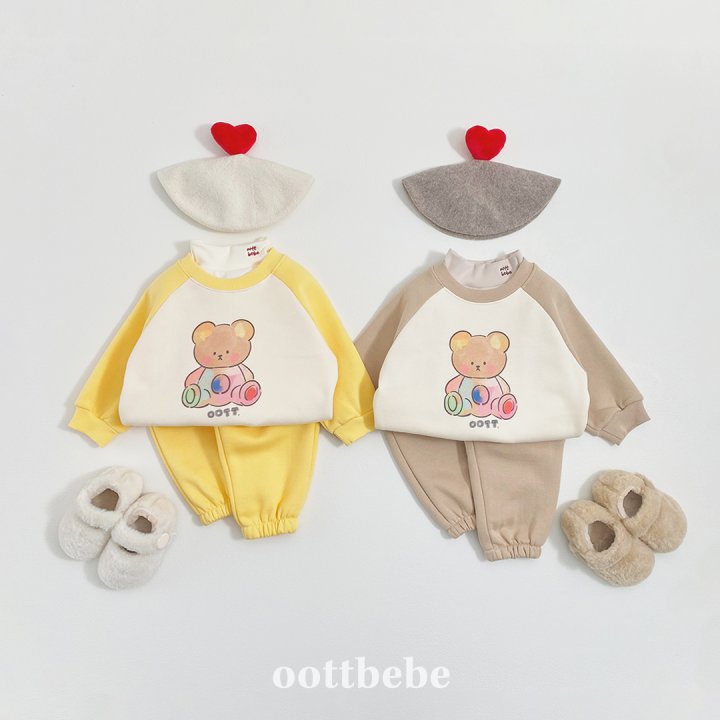 Oott Bebe - Korean Baby Fashion - #babyoutfit - Painting Otti Set