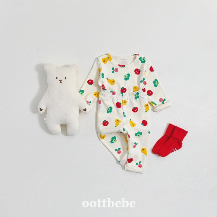 Oott Bebe - Korean Baby Fashion - #babyoutfit - Yumyum Friends Easywear - 8