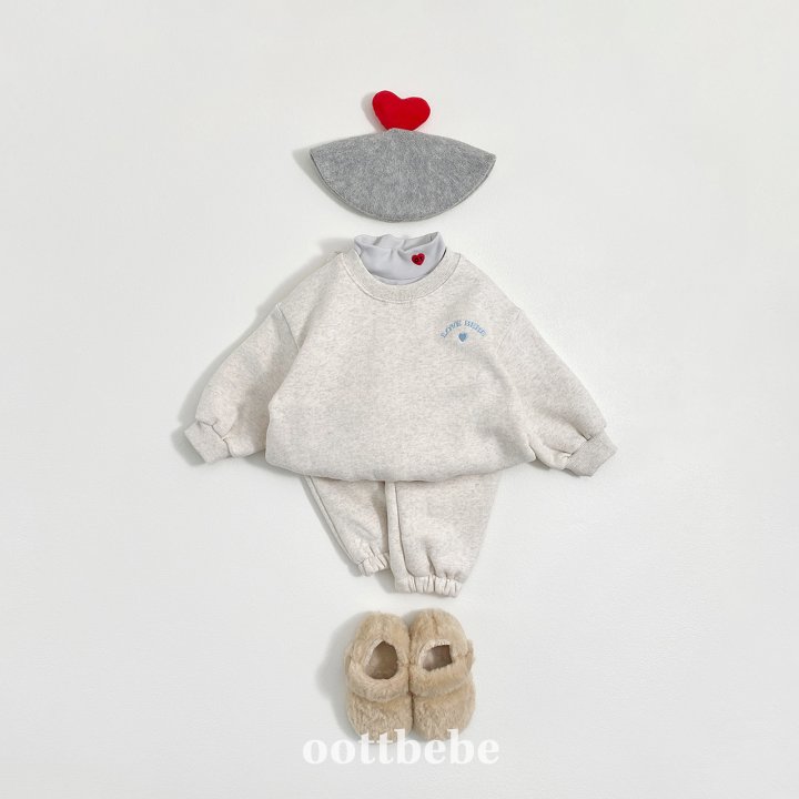 Oott Bebe - Korean Baby Fashion - #babyoutfit - Love Bebe Set - 6