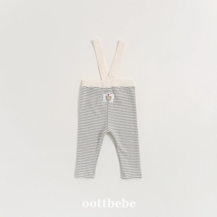Oott Bebe - Korean Baby Fashion - #babyoutfit - Winter Suspender Leggings (Bebe) - 10