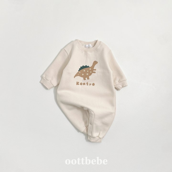 Oott Bebe - Korean Baby Fashion - #babyoutfit - Dino Jumpsuit - 8