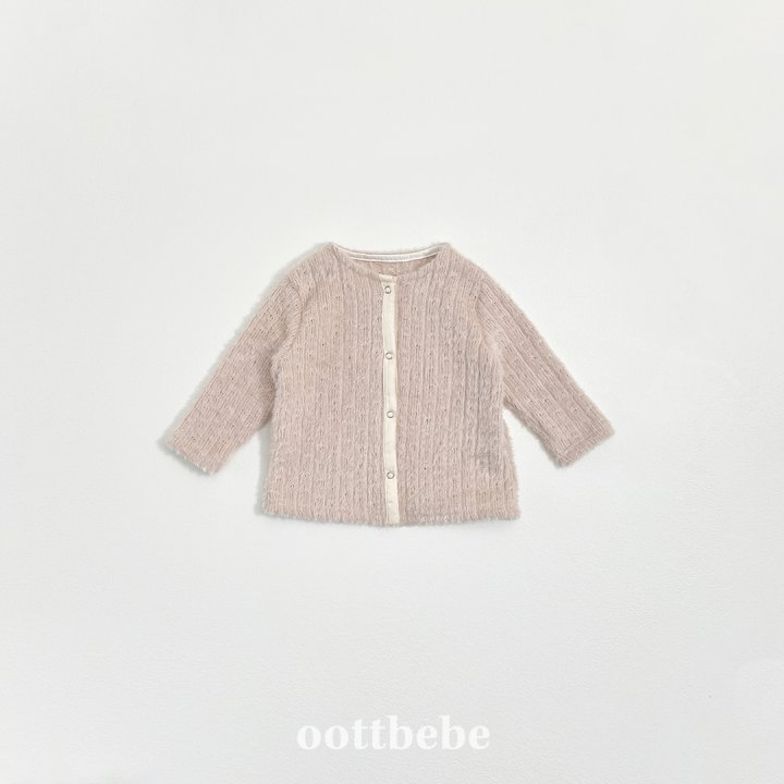Oott Bebe - Korean Baby Fashion - #babyoutfit - Hazelnut Cardigan - 8