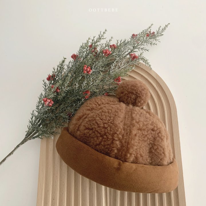 Oott Bebe - Korean Baby Fashion - #babyoutfit - Chestnut Hat - 5