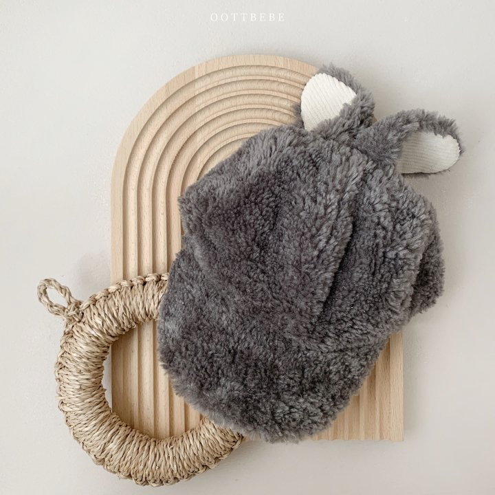 Oott Bebe - Korean Baby Fashion - #babyoutfit - Bunny Cap - 3