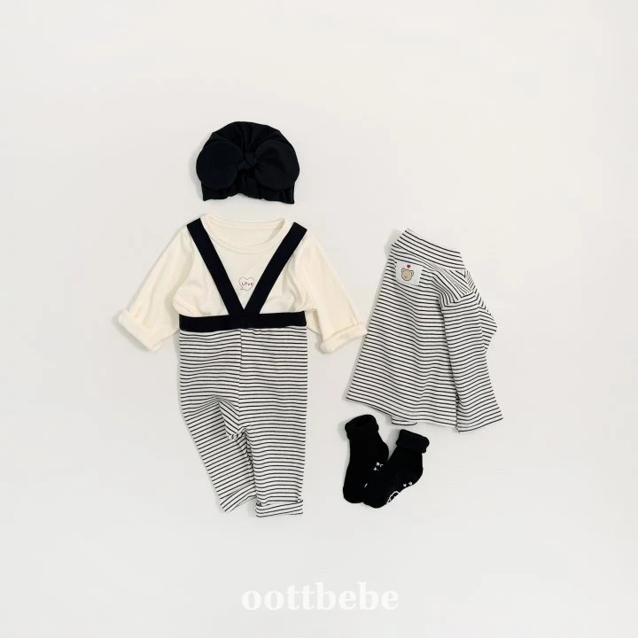 Oott Bebe - Korean Baby Fashion - #babyoutfit - Winter Tee Set (Bebe) - 4