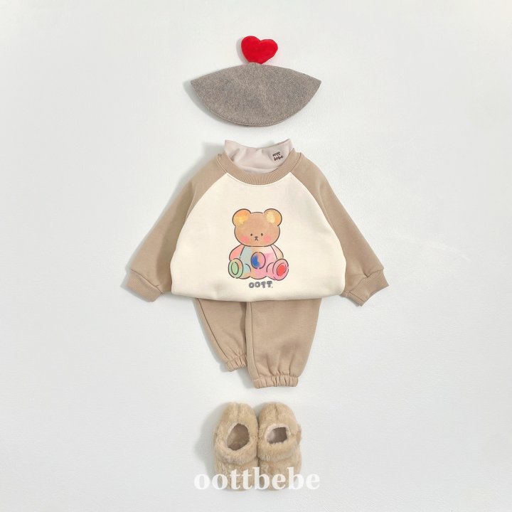 Oott Bebe - Korean Baby Fashion - #babywear - Painting Otti Set - 3