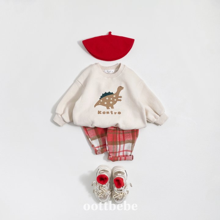 Oott Bebe - Korean Baby Fashion - #babywear - Dino Sweatshirt - 3