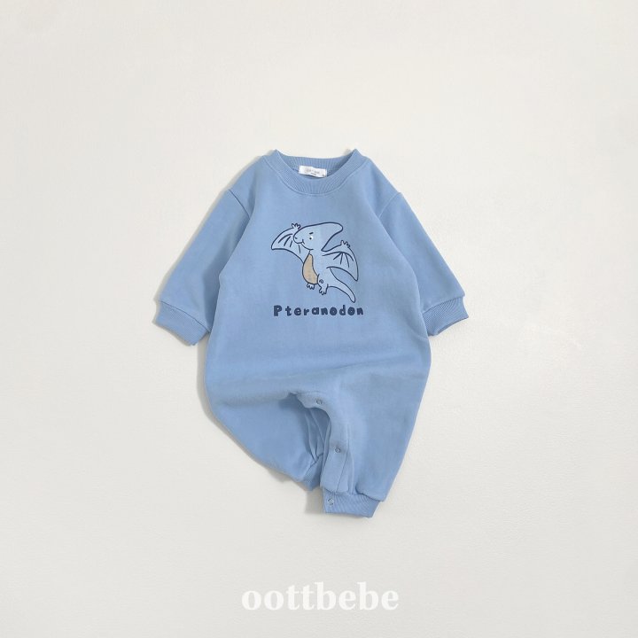 Oott Bebe - Korean Baby Fashion - #babywear - Dino Jumpsuit - 10