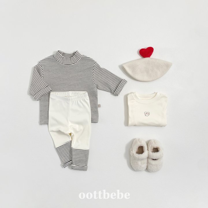 Oott Bebe - Korean Baby Fashion - #onlinebabyboutique - Winter Color Leggings - 2