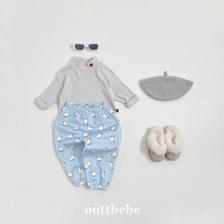 Oott Bebe - Korean Baby Fashion - #onlinebabyboutique - OT Heart Turtleneck Tee - 8