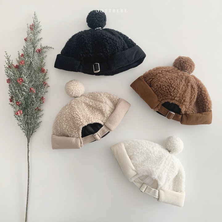 Oott Bebe - Korean Baby Fashion - #onlinebabyboutique - Chestnut Hat - 7