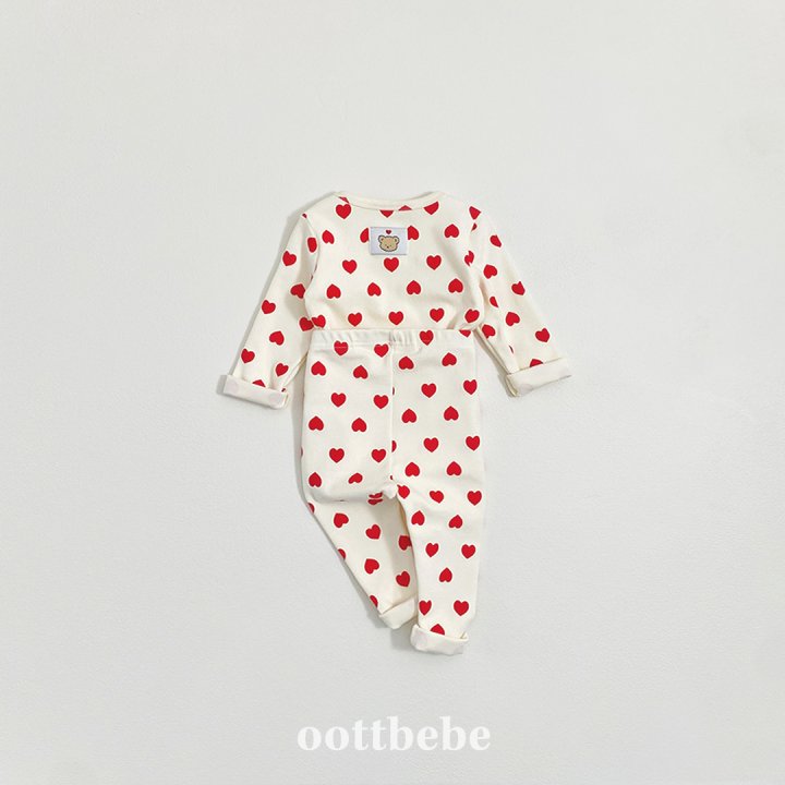 Oott Bebe - Korean Baby Fashion - #onlinebabyshop - Heart Easywear - 6