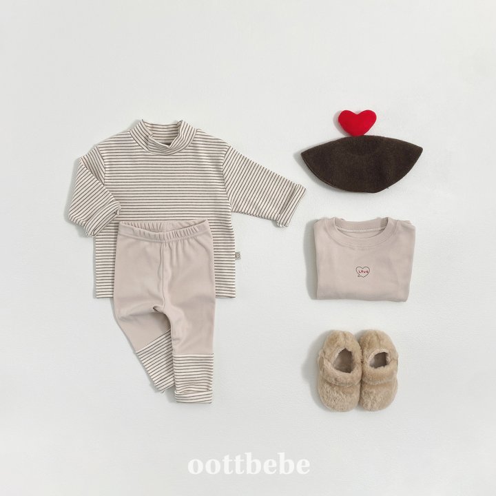 Oott Bebe - Korean Baby Fashion - #onlinebabyshop - Winter Color Leggings - 3