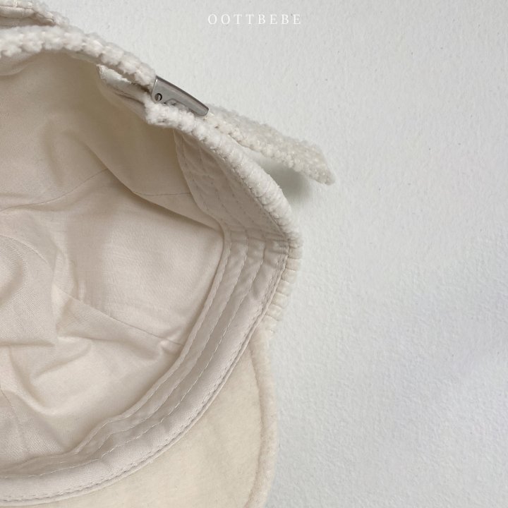Oott Bebe - Korean Baby Fashion - #onlinebabyshop - Corduroy Bear Cap - 10